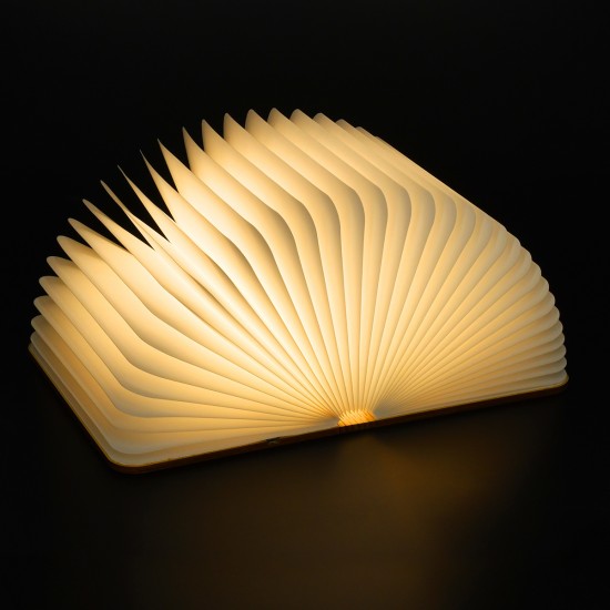GLOBOSTAR® BOOKDECO 79635 Μοντέρνο Επιτραπέζιο Φωτιστικό Πορτατίφ LED 4W 350lm 180° DC 5V με USB 2.0 & Επαναφορτιζόμενη Μπαταρία Li-ion 3.2V 1000mAh IP20 Θερμό Λευκό 2700K - Μπεζ - Μ21.5 x Π16.5 x Υ2.2cm - 2 Χρόνια Εγγύηση