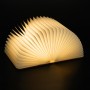 GLOBOSTAR® BOOKDECO 79635 Μοντέρνο Επιτραπέζιο Φωτιστικό Πορτατίφ LED 4W 350lm 180° DC 5V με USB 2.0 & Επαναφορτιζόμενη Μπαταρία Li-ion 3.2V 1000mAh IP20 Θερμό Λευκό 2700K - Μπεζ - Μ21.5 x Π16.5 x Υ2.2cm - 2 Χρόνια Εγγύηση