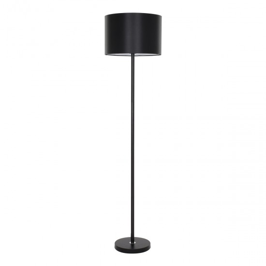GLOBOSTAR® ASHLEY 00822 Μοντέρνο Επιδαπέδιο Φωτιστικό με Ντουί 1 x E27 AC 220-240V IP20 - Μαύρο - Μ35 x Π35 x Υ145cm