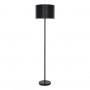 GLOBOSTAR® ASHLEY 00822 Μοντέρνο Επιδαπέδιο Φωτιστικό με Ντουί 1 x E27 AC 220-240V IP20 - Μαύρο - Μ35 x Π35 x Υ145cm