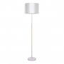 GLOBOSTAR® ASHLEY 00826 Μοντέρνο Επιδαπέδιο Φωτιστικό με Ντουί 1 x E27 AC 220-240V IP20 - Λευκό & Μπεζ - Μ40 x Π40 x Υ145cm