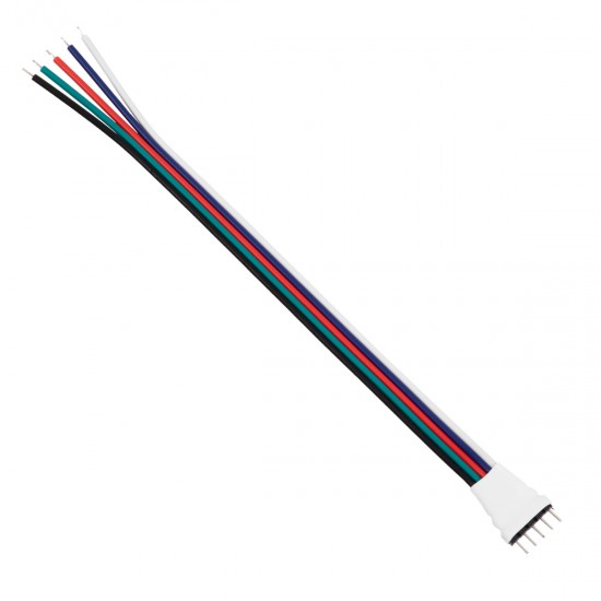 GLOBOSTAR® STRIPCON 70696 Ταχυσύνδεσμος 5 Pin Αρσενικός για Ταινία LED RGBW σε 5 Καλώδια IP20 - Πολύχρωμο - Μ15.6 x Π1.3 x Υ0.3cm