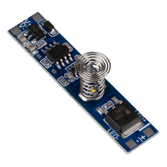 GLOBOSTAR® SENSORA 70699 Ανιχνευτής / Αισθητήρας Αφής Ειδικός για Προφίλ Αλουμινίου DC 5-24V 8A 192W Max IP20 - Μ4.9 x Π1 x Υ1cm - 2 Χρόνια Εγγύηση