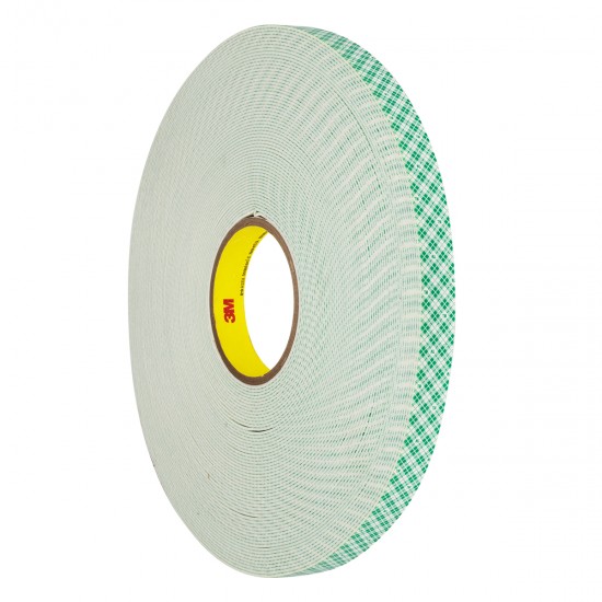 GloboStar® 79957 3M 4026 Original Foam Αυτοκόλλητη Ταινία Διπλής Όψης Π19mm x Μ33 Μέτρα