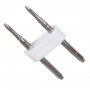 GLOBOSTAR® NEOVALE-NEOTUBE-A 70630 Καρφάκι Σύνδεσης για Ταινία LED Αδιάβροχο IP65 - Λευκό - Μ2.2 x Π1 x Υ0.4cm