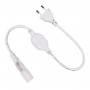 GLOBOSTAR® NEOTUBE-A 70632 Μεταλλάκτης Τροφοδοσίας 6A 1380W AC 220-240V σε DC 220-240V για έως 100 Μέτρα Neon Flex LED Αδιάβροχο IP65 - Λευκό - Μ53 x Π3.5 x Υ1.5cm - 2 Χρόνια Εγγύηση