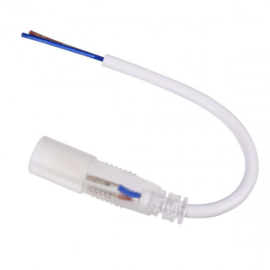 GLOBOSTAR® NEOTUBE-A 70633 Σύνδεσμος για Neon Flex LED Αδιάβροχο IP65 - Διάφανο - Μ20 x Π1.7 x Υ1.6cm