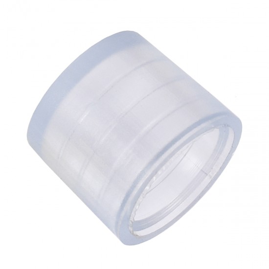 GLOBOSTAR® NEOTUBE-B 70636 Τερματική Τάπα για Neon Flex LED Αδιάβροχο IP65 - Διάφανο - Μ2.2 x Π2.2 x Υ3.5cm