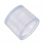 GLOBOSTAR® NEOTUBE-B 70636 Τερματική Τάπα για Neon Flex LED Αδιάβροχο IP65 - Διάφανο - Μ2.2 x Π2.2 x Υ3.5cm