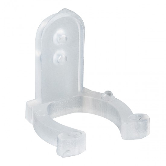 GLOBOSTAR® NEOTUBE-A 70642 Βάση Στήριξης για Neon Flex LED Αδιάβροχο IP65 - Διάφανο - Μ2 x Π2.2 x Υ1.8cm