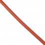 GloboStar® 77603 Στρογγυλό Υφασμάτινο Καλώδιο 1m 2 x 0.75mm² Κεραμιδί Κόκκινο