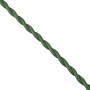 GloboStar® 77622 Πλεκτό Υφασμάτινο Καλώδιο 1m 2 x 0.75mm² Πράσινο - Χακί