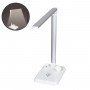 GLOBOSTAR® ONO 86101 Μοντέρνο Επιτραπέζιο Φωτιστικό Γραφείου με Ασύρματη Φόρτιση 10W 2A LED 5W 1000lm 90° DC 5V με USB-C IP20 Φυσικό Λευκό 4500K - Sanan SMD Chip - Λευκό - Μ33 x Π14 x Υ63cm - 2 Χρόνια Εγγύηση