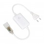 GLOBOSTAR® NEOVALE-B 70624 Dimmer / Controller 2A 460W AC 220-240V σε DC 220-240V για έως 100 Μέτρα Neon Flex LED Αδιάβροχο IP44 - Λευκό - Μ44 x Π5 x Υ2.7cm - 2 Χρόνια Εγγύηση