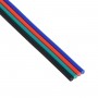 GLOBOSTAR® COLORCABLE 70736 Εύκαμπτο Πλακέ Καλώδιο 4 x 0.25mm² για Ταινία LED RGB IP20 - Πολύχρωμο - Μ100 x Π1 x Υ0.1cm