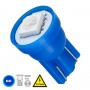GLOBOSTAR® W5W-T10 81047 Λάμπα W5W T10 LED 0.12W 12lm 120° DC 12V IP20 Μπλε - 1 x Epistar SMD5050 Chip - Μ1.1 x Π1.1 x Υ1.7cm - 1 Χρόνο Εγγύηση