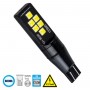 GloboStar® T10 W5W 81121 Λάμπα Αυτοκίνητου  2nd Generation Can-Bus Series LED 12 SMD 3030 3W 440lm 360° DC 12V IP20 Ψυχρό Λευκό 6000K