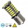 GloboStar® P21W 1156 81209 Λάμπα Αυτοκίνητου  BA15S LED 36 SMD 7020 3.5W 936lm 360° DC 12V IP20 Ψυχρό Λευκό 6000K