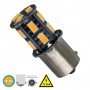 GLOBOSTAR® PY21W-7507 81213 Λάμπα PY21W 7507 BAU15S LED 1.2W 185lm 360° DC 12V IP20 Πορτοκαλί - 13 x Epistar SMD5630 Chip - Μ1.9 x Π1.9 x Υ4cm - 1 Χρόνο Εγγύηση