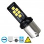 GLOBOSTAR® P21W-1156 81244 Λάμπα P21W 1156 BA15S CANbus LED 4W 440lm 360° DC 12V IP20 Ψυχρό Λευκό 6000K - 12 x Epistar SMD3030 Chip - Μ1.8 x Π1.8 x Υ5cm - 1 Χρόνο Εγγύηση