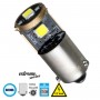 GLOBOSTAR® BAX9S-H6W 81296 Λάμπα BAx9S H6W CANbus LED 2.5W 150lm 360° DC 12V IP20 Ψυχρό Λευκό 6000K - 3 x Epistar SMD3030 Chip - Μ1.1 x Π1.1 x Υ2.7cm - 1 Χρόνο Εγγύηση