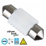 GLOBOSTAR® C5W 81332 Σωληνωτή Λάμπα C5W 31mm CANbus LED 1.92W 100lm 120° DC 12-24V IP20 Ψυχρό Λευκό 6000K - 2 x Epistar SMD3030 Chip - Μ3.1 x Π1.2 x Υ1cm - 1 Χρόνο Εγγύηση