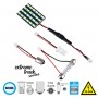 GloboStar® 81403 Λάμπα Αυτοκινήτου & Φορτηγού LED PCB PLATE - T10 - W5W - BA9S - T4W - FESTOON - C5W 3rd Generation Can-Bus Extreme Truck Series LED 24 SMD 5630 2.8W 960lm 120° DC 12V IP20 Ψυχρό Λευκό 6000K