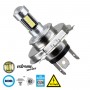 GloboStar® 81413 Λάμπα Αυτοκίνητου H4 3rd Generation Can-Bus Extreme Series LED 30 SMD 4014 6W 900lm 360° DC 12V IP20 Ψυχρό Λευκό 6000K