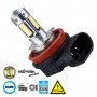 GloboStar® 81415 Λάμπα Αυτοκίνητου H8 3rd Generation Can-Bus Extreme Series LED 30 SMD 4014 2.8W 300lm 360° DC 12V IP20 Ψυχρό Λευκό 6000K