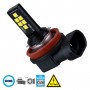 GloboStar® 81452 Λάμπα Αυτοκίνητου H16 2nd Generation Can-Bus Series LED 12 SMD 3030 4W 440lm 360° DC 12V IP20 Ψυχρό Λευκό 6000K