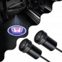 GLOBOSTAR® GHOSTLOGO 81608 Projector Προβολής Μάρκας Αυτοκινήτου "HONDA" LED 2.5W/5W 100lm/200lm 45° DC 12V Αδιάβροχο IP65 Ψυχρό Λευκό 6000K - CREE XHP35 Chip - Μ2.2 x Π3.4 x Υ2.2cm / Q1.9cm - Πακέτο 2 Τεμαχίων - 1 Χρόνο Εγγύηση