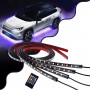 GLOBOSTAR® UNDERBODY 81841 Κιτ Διακοσμητικού Φωτισμού Αυτοκινήτου με IR Ασύρματο Χειριστήριο LED 72W 4320lm 120° DC 12V Αδιάβροχο IP65 Πολύχρωμο RGB - 2 Τεμάχια x Μ90 x Π1.3 x Υ1.3cm & 2 Τεμάχια x Μ120 x Π1.3 x Υ1.3cm - Πακέτο 4 Τεμαχίων - 1 Χρόνο Εγγύηση