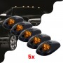 GLOBOSTAR® TRAK 85303 Φώτα Όγκου Οχημάτων LED 12W 600lm 90° DC 12V Αδιάβροχο IP65 Πορτοκαλί 2200Κ - Μ14 x Π8.4 x Υ3.5cm - Πακέτο 5 Τεμαχίων - 1 Χρόνο Εγγύηση