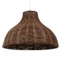 GLOBOSTAR® MAYOTTE 00725 Boho Κρεμαστό Φωτιστικό Οροφής με Ντουί 1 x E27 AC 220-240V IP20 - Καφέ - Μ40 x Π40 x Υ28cm
