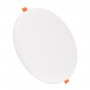 GLOBOSTAR® PANELEON 60192 Χωνευτό Panel Οροφής με Σύστημα Ρυθμιζόμενης Τρύπας Κοπής LED 33W 3492lm 180° AC 220-240V IP20 Φυσικό Λευκό 4500K - Lumileds SMD Chip & TÜV SÜD Driver - Λευκό Γαλακτερό - Μ22.2 x Π22.2 x Υ2cm / Q3.5cm έως Q20.5cm - 3 Χρόνια Εγγύηση