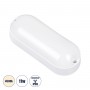 GLOBOSTAR® HOMIE 61001 Φωτιστικό Καραβοχελώνα Τοίχου - Απλίκα LED 11W 939lm 180° AC 220-240V Αδιάβροχο IP65 Φυσικό Λευκό 4500K - Lumileds SMD Chip - Λευκό Γαλακτερό - Μ17 x Π7 x Υ4.5cm - 3 Χρόνια Εγγύηση