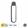 GLOBOSTAR® ILDI 61088 Μοντέρνο Κρεμαστό Φωτιστικό Οροφής LED 12W 1440lm 300° AC 220-240V IP20 Ρυθμιζόμενο Λευκό CCT με On/Off 2700K/4500K/6000K - Lumileds SMD Chip - Μαύρο Ματ- Μ10 x Π2.3 x Υ38cm - 3 Χρόνια Εγγύηση