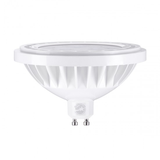 GLOBOSTAR® SPOTAR 60124 Σποτ GU10 AR111 LED 12W 1164lm 36° AC 220-240V IP20 Φυσικό Λευκό 4500K - Lumileds SMD Chip - Μ11 x Π11 x Υ6.6cm - 3 Χρόνια Εγγύηση