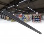 GLOBOSTAR® MARKET 61021 Μοντέρνο Γραμμικό Επεκτεινόμενο Φωτιστικό Οροφής LED 18W 2200lm 60° AC 220-240V IP20 Φυσικό Λευκό 4500K - Lumileds SMD Chip - Μαύρο Ματ - Μ120 x Π2 x Υ4cm - 3 Χρόνια Εγγύηση
