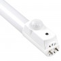 GLOBOSTAR® PARKING 61499 Λάμπα T8 G13 Τύπου Φθορίου 120cm Τεχνολογίας Smart Group Linkable Control System 2.4Ghz με Αισθητήρα Κίνησης Microwave LED 16W 2000lm 220° AC 220-240V IP20 Ψυχρό Λευκό 6000K - Lumileds SMD Chip - Λευκό Γαλακτερό - Μ120 x Π3 x Υ4.7cm - 3 Χρόνια Εγγύηση