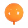 GLOBOSTAR® BALLOON 00650 Παιδικό Φωτιστικό Οροφής με Ντουί 1 x E27 AC 220-240V IP20 - Πορτοκαλί - Μ30 x Π30 x Υ33cm