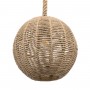 GLOBOSTAR® MANDALA 00731 Boho Κρεμαστό Φωτιστικό Οροφής με Ντουί 1 x E27 AC 220-240V IP20 - Μπεζ - Μ30 x Π30 x Y30cm