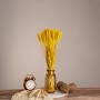 GloboStar® BARLEY 36552 Αποξηραμένο Φυτό Κριθάρι - Μπουκέτο Διακοσμητικών Κλαδιών Μπεζ - Κίτρινο Υ60cm - Σετ 105 τμχ