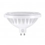 GLOBOSTAR® SPOTAR 60129 Σποτ GU10 AR111 LED 12W 1200lm 36° AC 220-240V IP20 Ψυχρό Λευκό 6000K Dimmable - Μ11 x Π11 x Υ6.6cm - 3 Χρόνια Εγγύηση