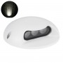 GLOBOSTAR® STEPLUNA 90620 Φωτιστικό Σκαλοπατιού / Διαδρόμου LED 3W 345lm 10° DC 24V Αδιάβροχο IP65 Φυσικό Λευκό 4500K Dimmable - Bridgelux SMD Chip - Λευκό Ματ - Μ12 x Π12 x Υ3cm - 3 Χρόνια Εγγύηση
