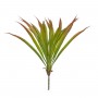 GloboStar® CORDYLINE 78229 Τεχνητό Φυτό Κορδιλύνη - Μπουκέτο Διακοσμητικών Φυτών - Κλαδιών με Φύλλωμα Πράσινο - Κόκκινο Υ34cm