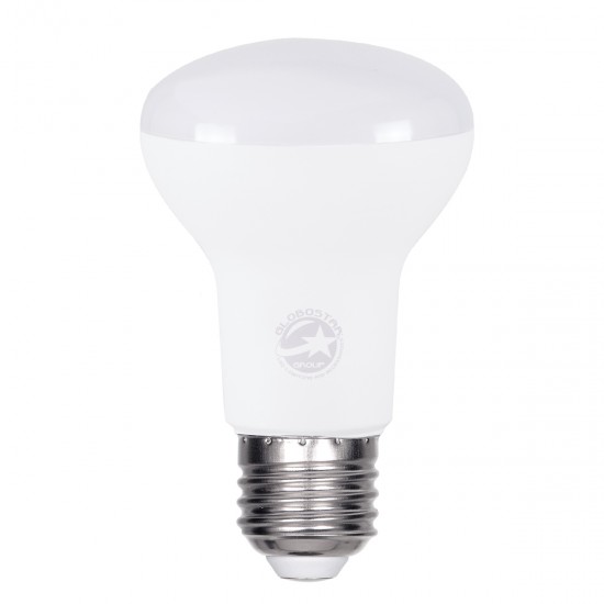 GloboStar® SPOTBULB 60080 Λάμπα E27 R63 LED 10W 940lm 120° AC 220-240V IP20 Θερμό Λευκό 2700K - Lumileds SMD Chip - Λευκό Γαλακτερό - Μ6.3 x Π6.3 x Υ10.4cm - 3 Χρόνια Εγγύηση