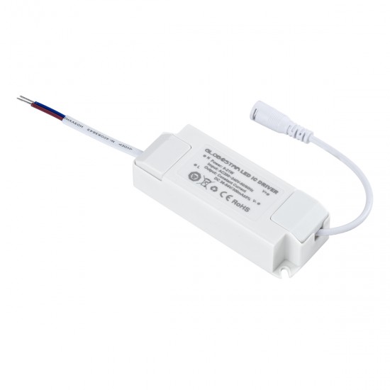 GLOBOSTAR® EROS-DRIVER 61222 Ανταλλακτικό Τροφοδοτικό/Μετασχηματιστής SELV 9-21W AC 220-240V σε Constant Current DC 36-54V/300mA±5% PF0.95 IP20 - Μ11 x Π4.3 x Υ2.5cm - 5 Χρόνια Εγγύηση