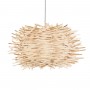 GLOBOSTAR® MINORCA 01729 Boho Κρεμαστό Φωτιστικό Οροφής με Ντουί 1 x E27 AC 220-240V IP20 - Μπεζ - Μ30 x Π30 x Υ18cm