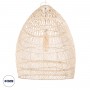 GLOBOSTAR® MALIBU 01811 Boho Κρεμαστό Φωτιστικό Οροφής με Ντουί 1 x E27 AC 220-240V IP20 - Μπεζ - Μ76 x Π76 x Υ100cm